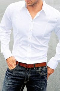 Smart casual style - jeans and a shirt
