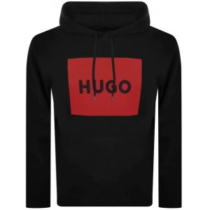 A black Daratschi hoodie by Hugo