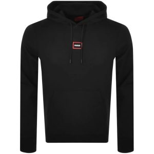 A black Dorage hoodie by HUGO