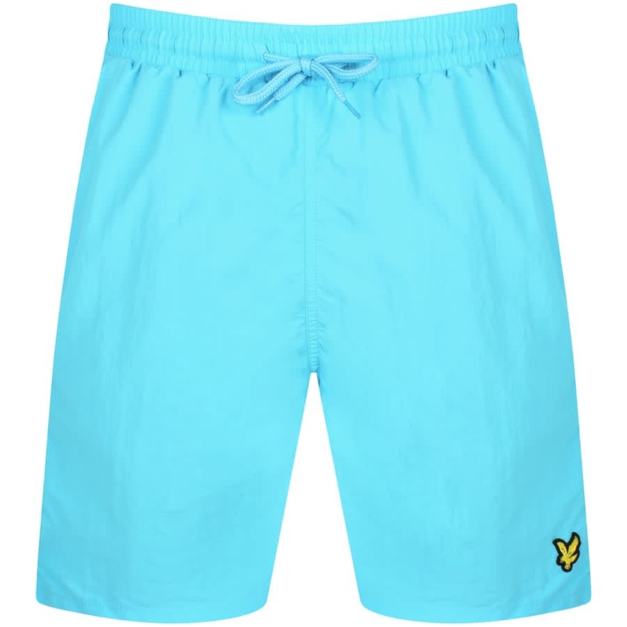 Lyle and Scott swim shorts in electric blue