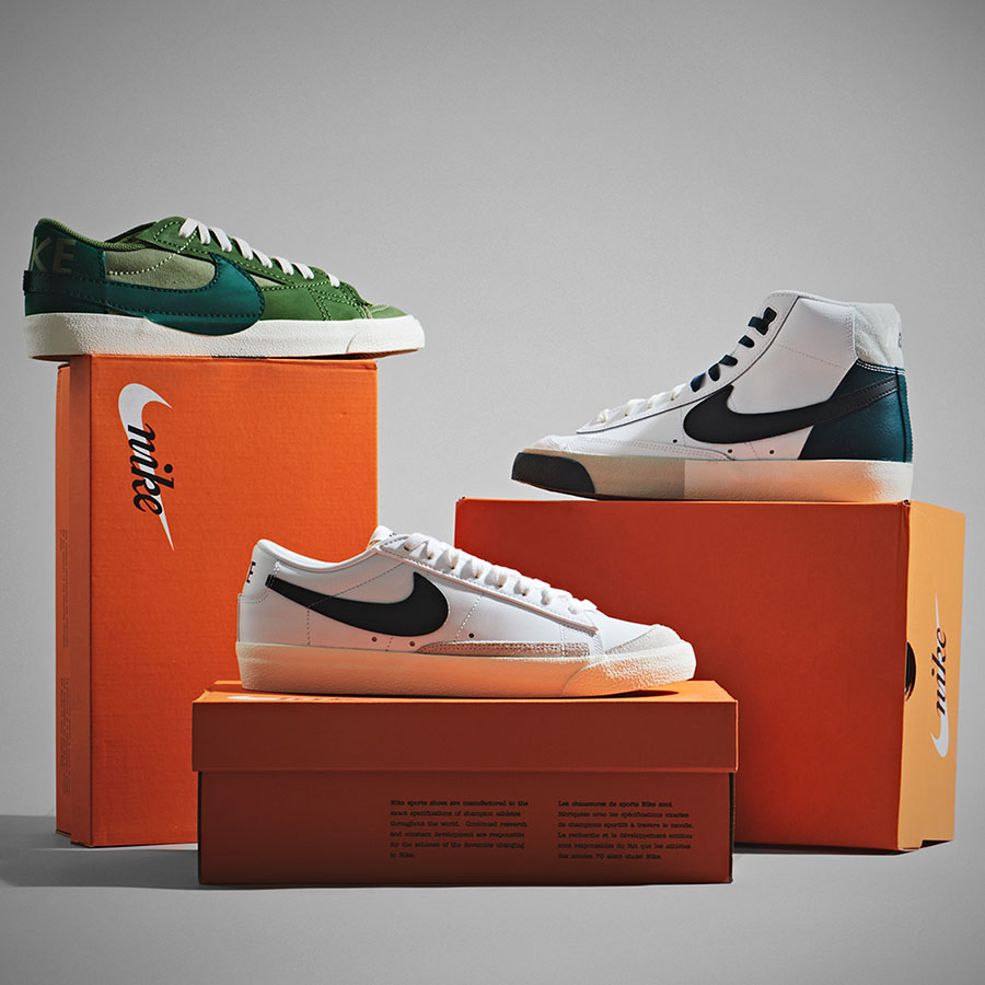 A selection of designer trainers