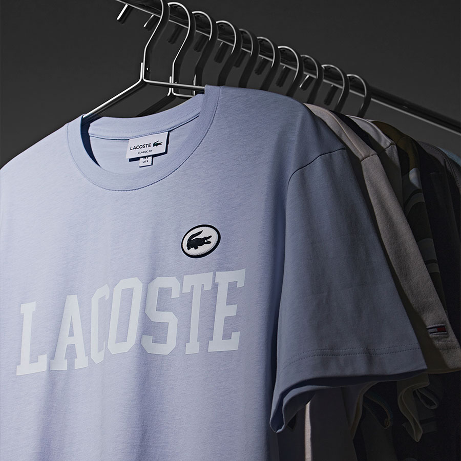 A selection of Lacoste T Shirts